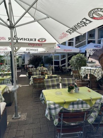 Terrasse mit Familie